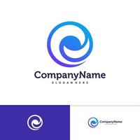 letter e logo vector sjabloon, creatieve e logo ontwerpconcepten