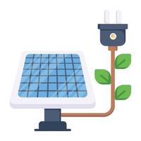 een groene energie plat modern icoon vector