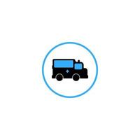 auto pictogram, bus, ambulance pictogram vector ontwerp symbool