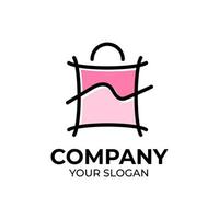 online winkel logo ontwerp vector