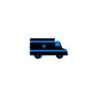 auto pictogram, bus, ambulance pictogram vector ontwerp symbool