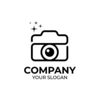 camera fotografie logo ontwerp vector