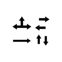 pijlen pictogramserie vector