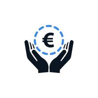 contant geld, valuta, geld, spaarvarken, sparen, geld besparen Pictogram vector