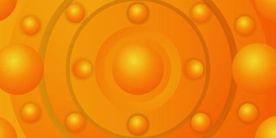 achtergrond vector met oranje cirkels