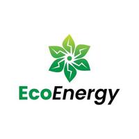eco energie logo ontwerp vector