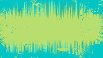 abstracte groen blauw ruwe grunge frame textuur achtergrond vector