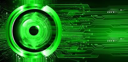 eye cyber circuit toekomstige technologie concept achtergrond vector