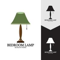 slaapkamer lamp vector pictogramachtergrond