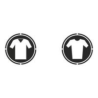 t-shirt pictogram vector achtergrond