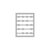 telraam pictogram vector achtergrond