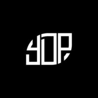 YDP brief logo ontwerp op witte achtergrond. ydp creatieve initialen brief logo concept. ydp-briefontwerp. vector