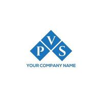 pvs brief logo ontwerp op witte achtergrond. pvs creatieve initialen brief logo concept. pvs-briefontwerp. vector