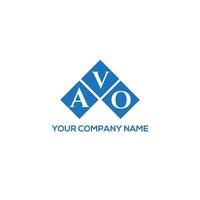 avo creatieve initialen brief logo concept. avo letter design.avo letter logo ontwerp op witte achtergrond. avo creatieve initialen brief logo concept. avo brief ontwerp. vector