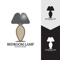 slaapkamer lamp vector pictogramachtergrond