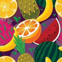 vers tropisch fruit vector