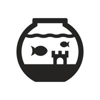 aquarium vissen pictogram illustratie. vectorontwerpen die geschikt zijn voor websites, apps en meer. vector