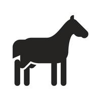 paard pictogram illustratie. vectorontwerpen die geschikt zijn voor websites, apps en meer. vector