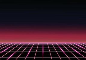 retro roze met mooie vonk neon kleur vector