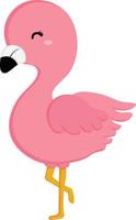 mooie schattige flamingo vector