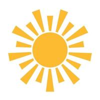 zon pictogram vector zonsondergang concept voor grafisch ontwerp, logo, website, sociale media, mobiele app, ui illustratie