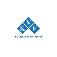 kvf brief logo ontwerp op witte achtergrond. kvf creatieve initialen brief logo concept. kvf brief ontwerp. vector