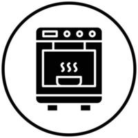 oven pictogramstijl vector