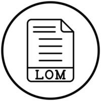 lom-pictogramstijl vector