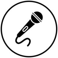 karaoke-pictogramstijl vector