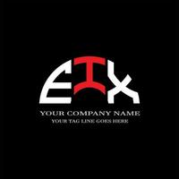 eix letter logo creatief ontwerp met vectorafbeelding vector