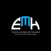 emh letter logo creatief ontwerp met vectorafbeelding vector