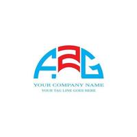 fzg letter logo creatief ontwerp met vectorafbeelding vector