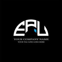 epu letter logo creatief ontwerp met vectorafbeelding vector