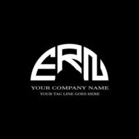 ern letter logo creatief ontwerp met vectorafbeelding vector