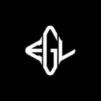 egv letter logo creatief ontwerp met vectorafbeelding vector