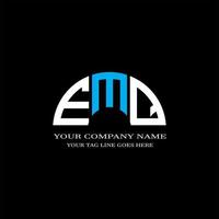 emq letter logo creatief ontwerp met vectorafbeelding vector