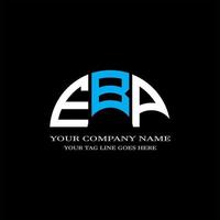 ebp letter logo creatief ontwerp met vectorafbeelding vector