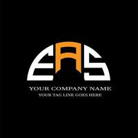 eas letter logo creatief ontwerp met vectorafbeelding vector
