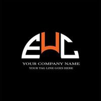 euc letter logo creatief ontwerp met vectorafbeelding vector