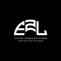 ezl letter logo creatief ontwerp met vectorafbeelding vector