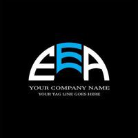 eea letter logo creatief ontwerp met vectorafbeelding vector