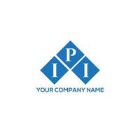 ipi brief logo ontwerp op witte achtergrond. ipi creatieve initialen brief logo concept. ipi-briefontwerp. vector