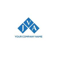 jva brief logo ontwerp op witte achtergrond. jva creatieve initialen brief logo concept. jva brief ontwerp. vector