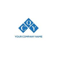 CQ brief logo ontwerp op witte achtergrond. cqy creatieve initialen brief logo concept. cqy brief ontwerp. vector