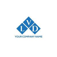 lvd letter logo ontwerp op witte achtergrond. lvd creatieve initialen brief logo concept. lvd brief ontwerp. vector