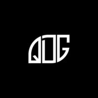 qdg brief logo ontwerp op zwarte background.qdg creatieve initialen brief logo concept.qdg vector brief ontwerp.