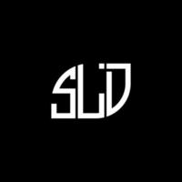 SLD brief logo ontwerp op zwarte achtergrond. sld creatieve initialen brief logo concept. sld-briefontwerp. vector