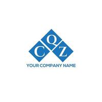 cqz brief logo ontwerp op witte achtergrond. cqz creatieve initialen brief logo concept. cqz brief ontwerp. vector