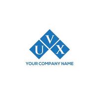 uvx brief logo ontwerp op witte achtergrond. uvx creatieve initialen brief logo concept. uvx-letterontwerp. vector