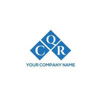 cqr brief logo ontwerp op witte achtergrond. cqr creatieve initialen brief logo concept. cqr brief ontwerp. vector